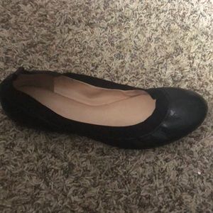 Banana Republic black flats. Run small
